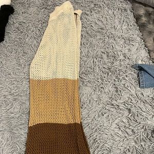 Flared knitted Beach cover up bottoms